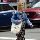 Claire Danes – Shows of her baby bump while out in Manhattan