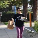 Lucy Hale – Seen after her workout in Studio City