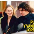 Vanessa Lorenzo and Carles Puyol