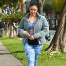 Jordin Sparks – Leaving a workout class in Los Angeles - 454 x 681