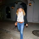 Maria Bello – Leaving Craig’s restaurant in West Hollywood - 454 x 606