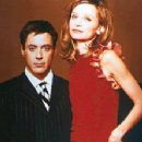 Robert Downey Jr and Calista Flockhart in Ally McBeal