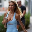 Jena Frumes &#8211; Arrives at the Pretty Little Thing fashion show in Miami Beach