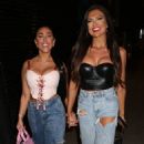 Sophie Kasaei – With Abbie Holborn having dinner at Figo Restaurant in London - 454 x 530