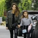 Jessica Alba and Honor Warren Go to a Party in Beverly Hills - 422 x 600