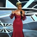 Mary J. Blige in Vera Wang Dress : 90th Annual Academy Awards - Show