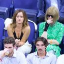 Emma Watson – And Ana Wintour attend the quarter final at The US Open in New York City - 454 x 316