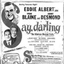 Say,Darling Original 1958 Broadway Cast Starring David Wayne - 454 x 511