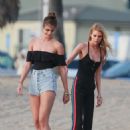 Stella Maxwell and Taylor Hill – Photoshoot for Victoria’s Secret in Venice Beach