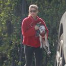 Kate Mara – Out with her pup in Los Feliz