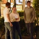 Caroline Wozniacki – With her husband David Lee out with friends in Portofino - 454 x 570