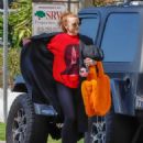 Ashlee Simpson – Seen after a yoga class in Los Angeles