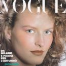 Steevie van der Veen - Vogue Magazine Cover [Italy] (July 1987)