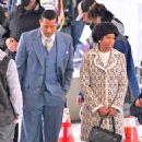 Regina King &#8211; With Terrance Howard on the set of &#8216;Shirley&#8217; in Los Angeles