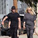 Malin Akerman – Seen with her husband Jack Donnelly near their home in Los Angeles - 454 x 636
