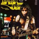 Blackie Lawless - Break Out Magazine Cover [Germany] (May 1989)