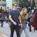 Ali Collier with boyfriend shopping in Los Angeles