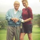 Blonde bombshell Kate Upton fronts the December issue of Golf Digest alongside golfing legend, Arnold Palmer - 454 x 668