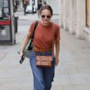 Kara Tointon – In flared denim pants stepping out in London - 454 x 645
