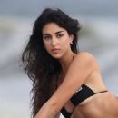 Nina Svet – Posing in a bikini at beach for 138 Water in Malibu - 454 x 681