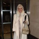 Debbie McGee – Depart from The Variety Club Awards in London