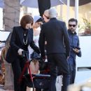Kourtney Kardashian – With Travis Barker getting married at a Restaurant in Montecito - 454 x 595