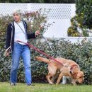 Selma Blair – Seen walking her two dogs in Los Angeles