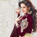Zarine Khan In Anarkali New Photo Shoot For A New Collection Of 2013 - 320 x 453