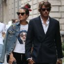 Alessandra Ambrosio with her boyfriend in Milan