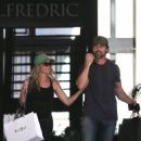 Denise Richards – With Aaron Phypers shopping at Fred Segal in Malibu