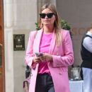 Holly Valance – In a pink blazer out in London - 454 x 596