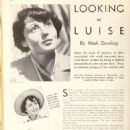 Luise Rainer - Picture Play Magazine Pictorial [United States] (November 1935)