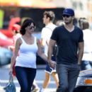 Jennifer Love Hewitt steps out for a casual stroll with her fiance Brian Hallisay in New York City - 396 x 594