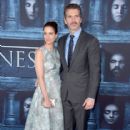 Amanda Peet & David Benioff : Premiere of HBO's 'Game of Thrones' Season 6