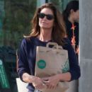 Cindy Crawford Shopping at Whole Foods After Leaving a Spa in Malibu