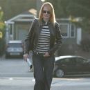 Marg Helgenberger - In Black Leather Jacket, 14.12.2007.