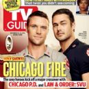 Taylor Kinney, Jesse Spencer, Chicago Fire - TV Guide Magazine Cover [United States] (10 November 2014)