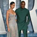 Sabrina Dhowre and Idris Elba - The 2023 Vanity Fair Oscar Party