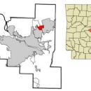 Former census-designated places in Arkansas