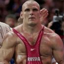 Russian male sport wrestlers