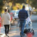 Chris Pratt and Katherine Schwarzenegger – Out with their daughter in Santa Monica on a sunset