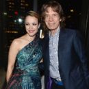 Rachel McAdams and Mick Jagger attend Lionsgate and Roadside Attraction's premiere of 'A Most Wanted Man' hosted by The Cinema Society and Montblanc at Skylark on July 22, 2014 in New York City