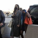 Angelina Jolie – With daughter Zahara Jolie-Pitt Arriving to the airport in Washington DC - 454 x 585