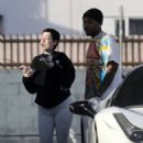 Bhad Bhabie – Seen showcasing a new hairstyle while out in Los Angeles