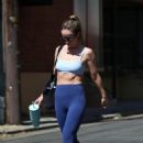 Olivia Wilde – Seen leaving the gym in Los Angeles