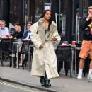 Neneh Cherry – Photographed on a Burberry Shoot in Soho - 454 x 459