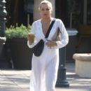 Yolanda Hadid – In white dress while out shopping at the Vitamin Barn in Malibu - 454 x 659