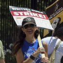 Justine Bateman – Seen at the SAG-AFTRA strike in Los Angeles - 454 x 681