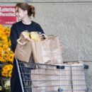 Barbara Palvin – Shopping with a friend at Gelson’s Market in Los Angeles