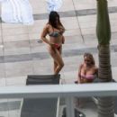 Claudia Romani – With Jess Picado at the pool in Miami - 454 x 303